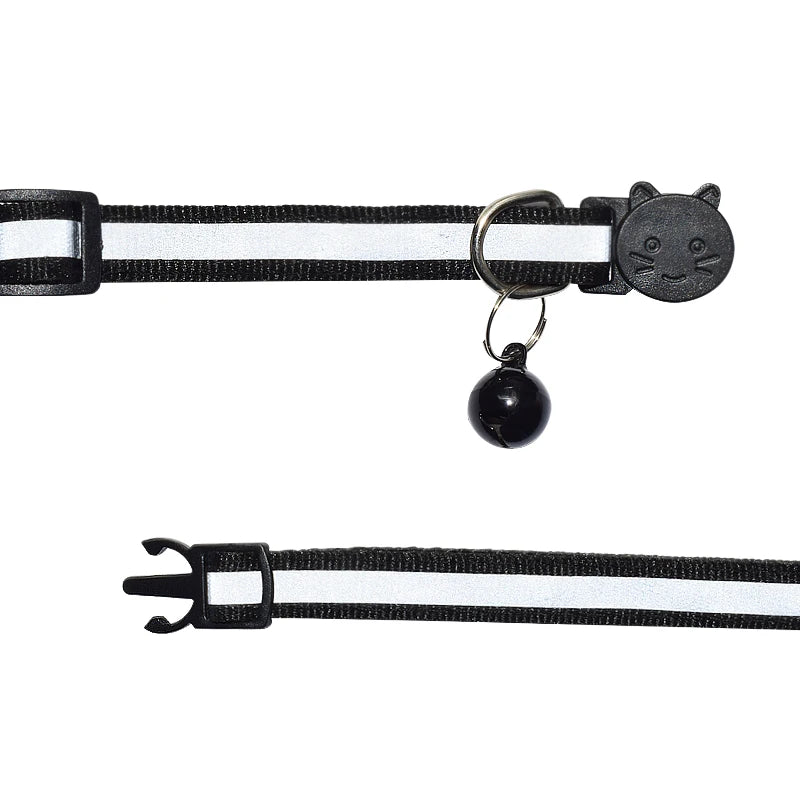 Collier Chat Personnalisé et Réfléchissant