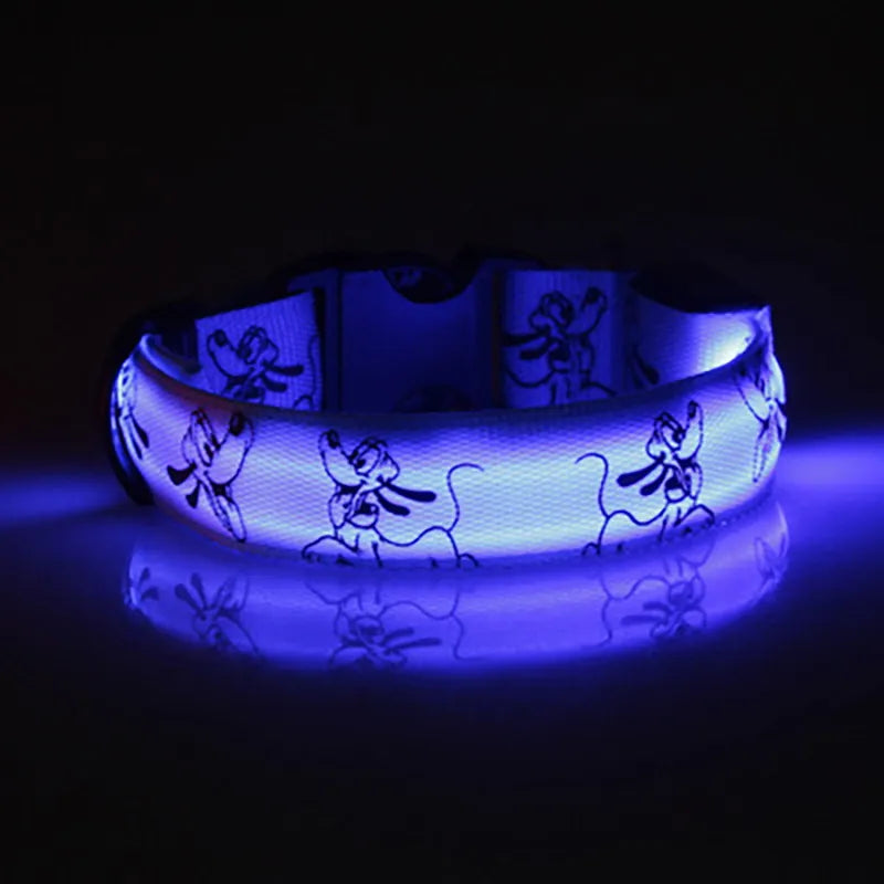 Collier Lumineux Chien - Pluto-Pile Poils