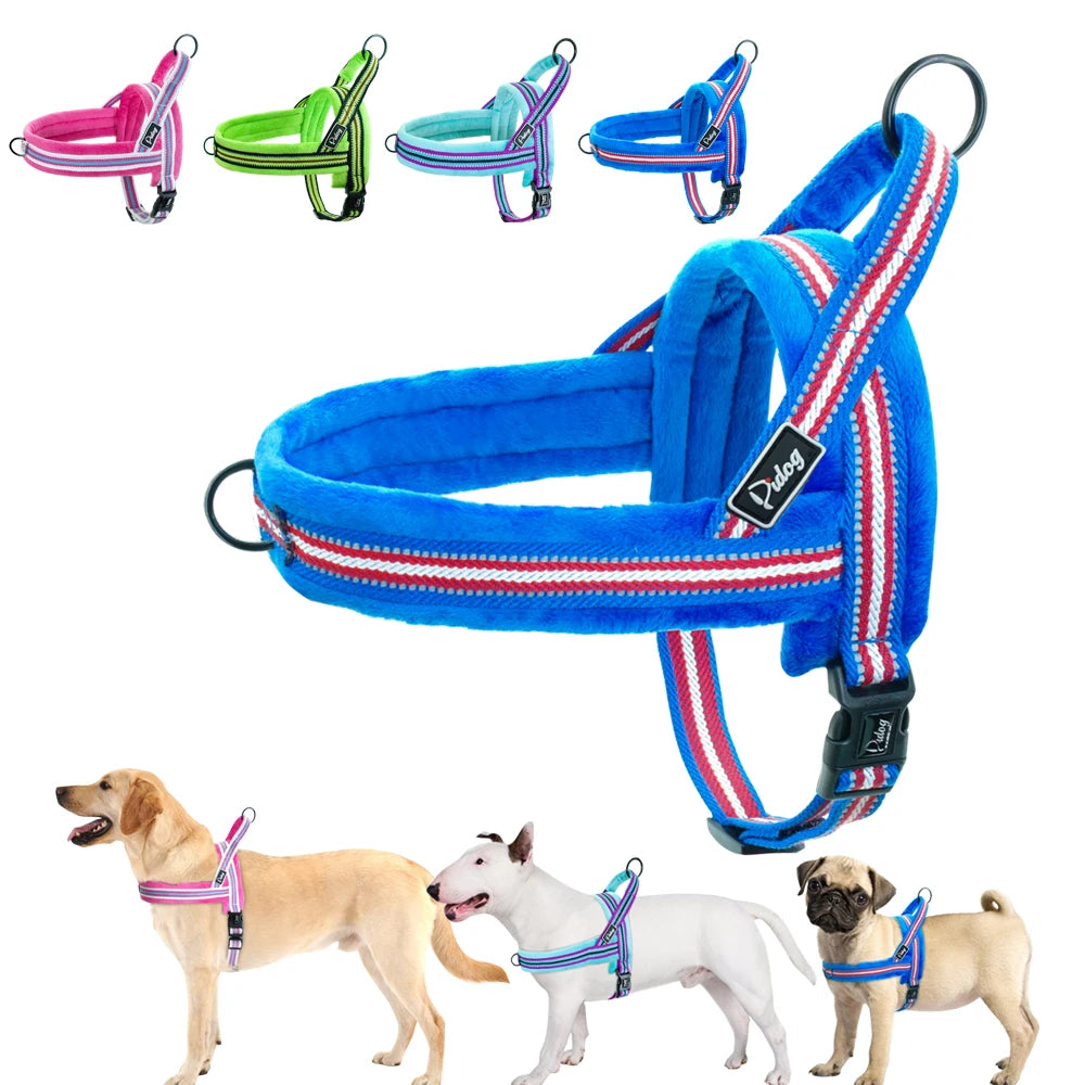 Harnais rembourré réfléchissant chien
