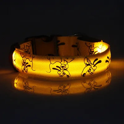 Collier Lumineux Chien - Pluto-Pile Poils