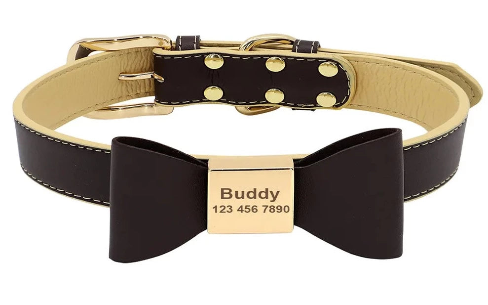 Collier Personnalisé Noeud Papillon-Pile Poils