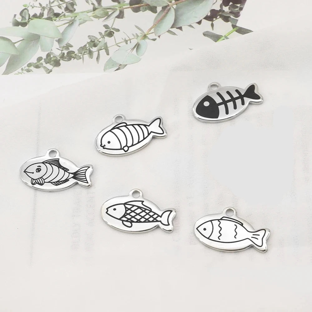 Médaille Chien Personnalisée- Poisson