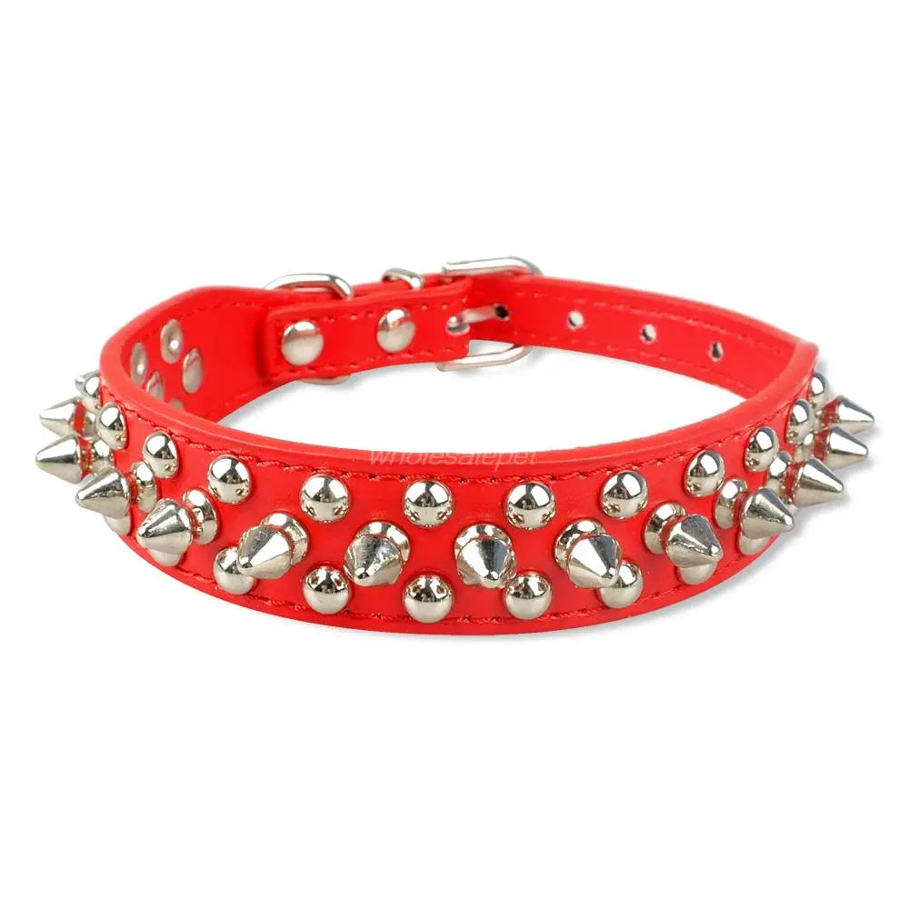 Collier Clouté et Riveté Chien-Pile Poils