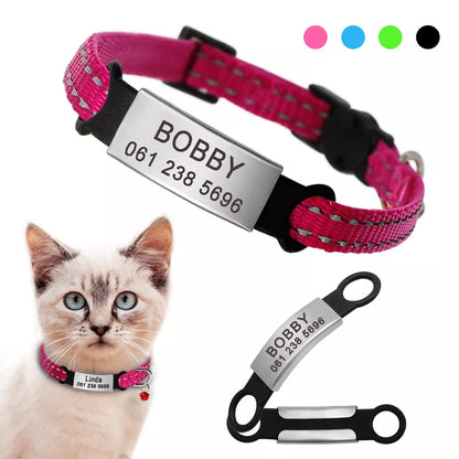 Collier Personnalisé Chat - Bobby