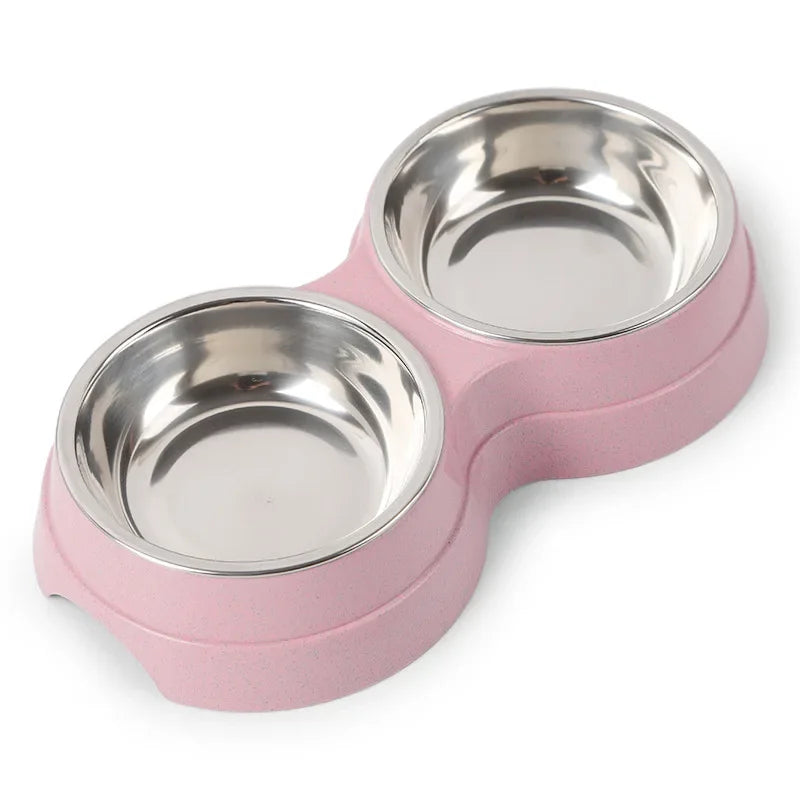 Double Gamelle Inox Chien et Chat