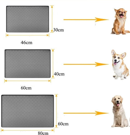 Tapis Gamelle Chien Étanche en Silicone