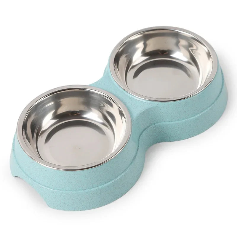 Double Gamelle Inox Chien et Chat