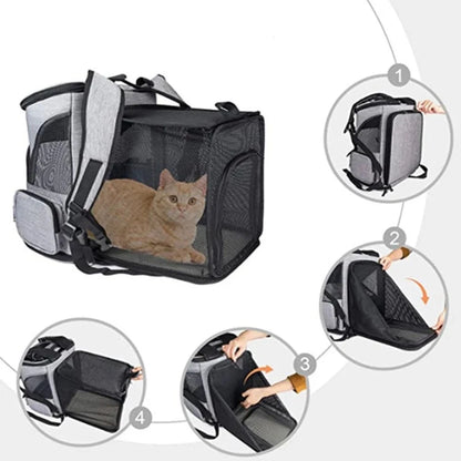 Sac à Dos Chat Extensible